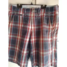 Bermudas American Eagle Vintage Escocés Talle Large