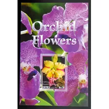 Eritrea Flores Bloque 1 Sello S Dentar Orquid 17 Mint L10042