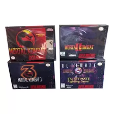 4 Cajas Custom Para Mortal Kombat Snes (solo Son Las Cajas)