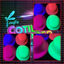  10 Gorros Bombin Fluo Cotillon Carioca Brilla Con Luz Uv