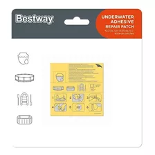 Parche Reparador De Albercas 10 Pzas Transparentes Bestway