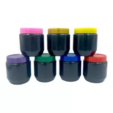 150 Pote Plástico Vazio 250g Pvc Com Tampas Coloridas