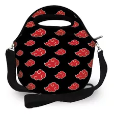 Bolsa Térmica Lancheira Marmita Cooler Naruto Akatsuki