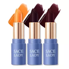 Sace Lady - Juego De Balsamo Labial Tintado De 3 Colores, Ki