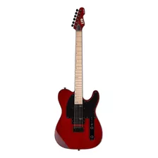 Guitarra Eléctrica Ltd Te Series Te-200 De Caoba See-thru Black Cherry Con Diapasón De Arce