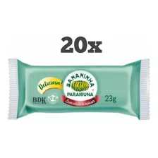 Kit 20 Paraibuna Bananinha Tradicional Sem Açúcar 23g