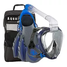 Aqua Lung - Máscara / Snorkel + Aletas Smart Snorkel - -sds