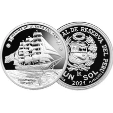 Moneda De Plata De La Marina De Guerra Del Perú [ Bcrp ]