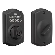 Schlage Be365 Cam 622 Cerrojo Electrónico Con Teclado, Negro