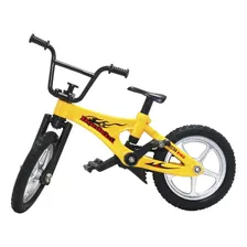 Cartela 1 Bicicleta De Dedo Amarela Skate Park - Dm Toys