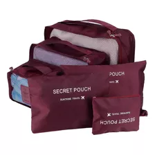 Set 6 Bolsas Viaje Organizadoras Ropa Valija Organizador 