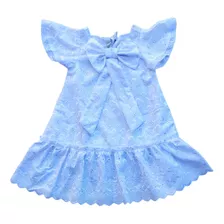 Vestido Bebe Menina Batizado Ano Novo Floral C Detalhe Laço