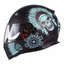 Capacete Shiro Integral City Sh-881sv Am. Native Turquesa