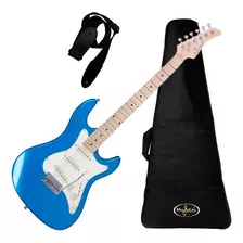 Guitarra Stratocaster Strinberg Sts100 Kit Capa Luxo+correia