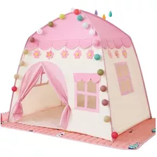 Barraca Tenda Casa Infantil Presente Com Bolas Coloridas Led