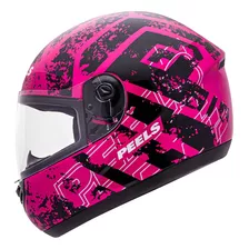 Capacete Peels Spike Cores Grafismos Promoção Fechado