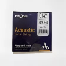 Encordado Para Guitarra Acustica Fzone At101 010-47