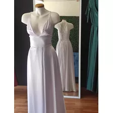 Vestido Blanco De Satin 