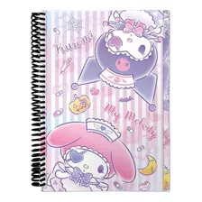 Cuaderno Libreta Anotador A5 - Kuromi Onegai My Melody