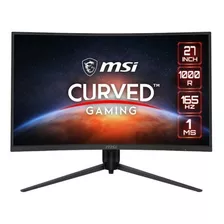 Msi G271cp 27 Pul 1080p Fhd Va 165hz Curvo Freesync Premium Color Negro