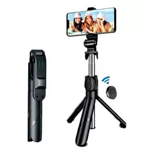 Pau De Selfie Bastão Tripé Retrátil Bluetooth 360°
