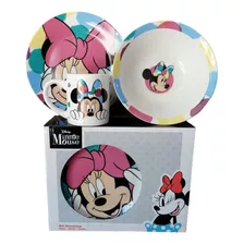 Set Desayuno 3 Piezas Minnie Rosa Disney Niña Cuchitostore