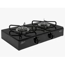 Cooktop Sobrepor Mesa De Vidro 2 Bocas - Clarice - Preto