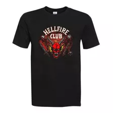 Polera Stranger Things - Hellfire 100 Dtf