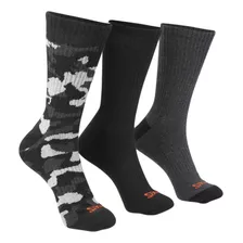 Tripack Calcetines Largos 40-45 Spalding Mix Gris