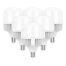 Kit 8 Lâmpada Led Bulbo 40w Branca E27 Loja Galpão Comércio