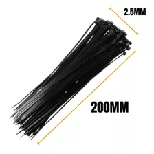 Abraçadeira De Nylon Enforca Gato 2,5x200mm 100 Unidades