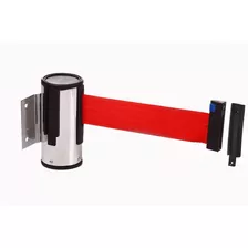 Tensor De Pared Cromado Cinta Retractil 2 Mts Color Externo 