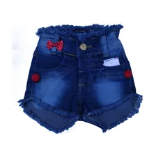 Kit 3 Shorts Jeans Feminino Infantil Meninas Varios Modelos