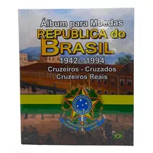 Álbum Para Moedas República Do Brasil 1942 - 1994