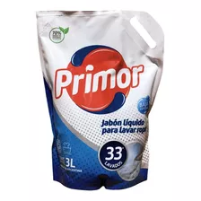 Jabon Liquido Para Ropa Primor 3lt