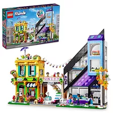 Tiendas De Flores Y Diseño Lego Friends Downtown 41732, Buil