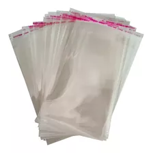 Saco Plástico Transparente Adesivo 18x25 C/ 1000 Embalagens