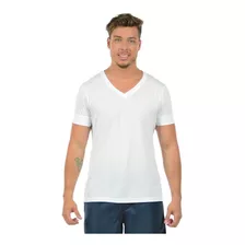 Camiseta Masculina Decote V Maior Malha Fria Fenomenal
