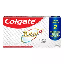 Pasta De Dentes Colgate Total 12 Clean Mint Em Creme Pacote X 2