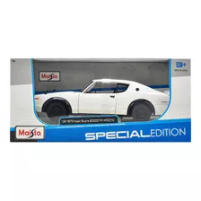 1973 Nissan Skyline 2000gt-r Kpgc110 Escala 1:24 Maisto Color Blanco