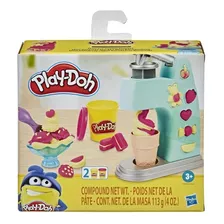 Play Doh Mini Fábrica De Helados Hasbro Color Celeste