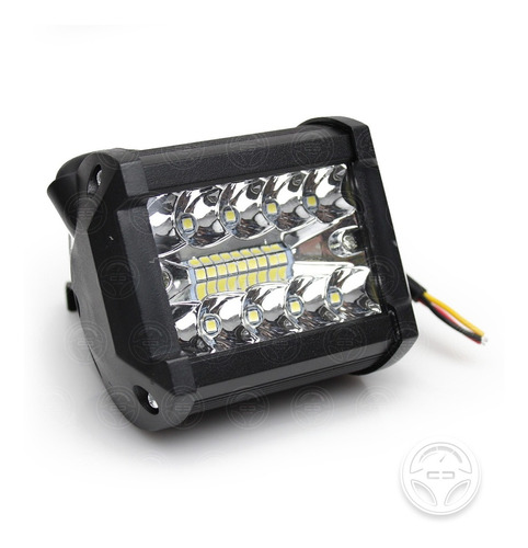 Par Faros 20 Led Barra Dually Auxiliar Estrobo Jeep 4x4 F1 Foto 5