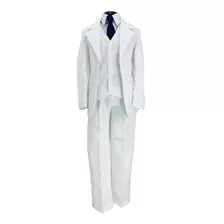 Traje Blanco Para Niño Primera Comunión 5 Piezas