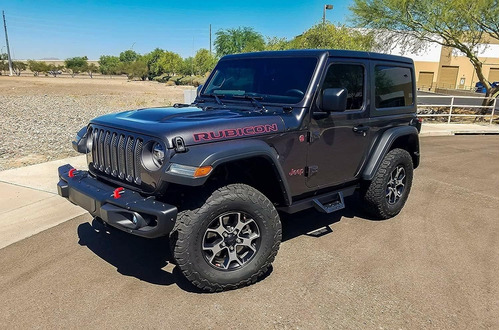 Magnum Rt Drop Steps - Estribos Negros Para Wrangler Jl 2018 Foto 3