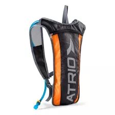 Mochila De Hidratación Atrio Sprint Bi134 De 2 Litros, Color Negro Y Naranja