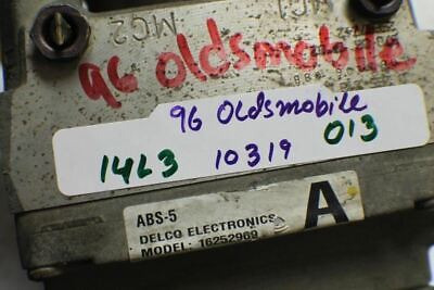 1996-99 Oldsmobile Eighty-eight Abs Antilock Brake Pump  Tty Foto 9
