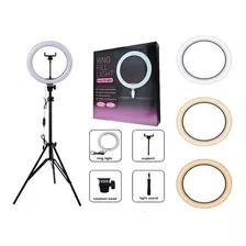 Aro De Luz Led 8 Pulgad Con Tripode Flash Selfie Anillo 2mts