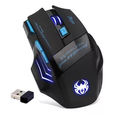 Zelotes ratón Inalámbrico, Ratón Ergonómico Juegos 2,4 Ghz,