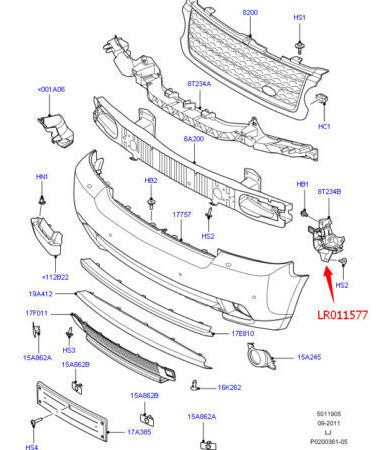 New Front Left Bumper Bracket For Land Rover Range Rover Yma Foto 7