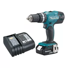 Parafusadeira Furadeira Impacto 18v Dhp453x10p Makita Cor Azul-turquesa 110v/220v